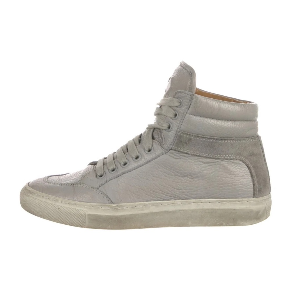 KOIO Women's High-Top Sneakers in Light Gray